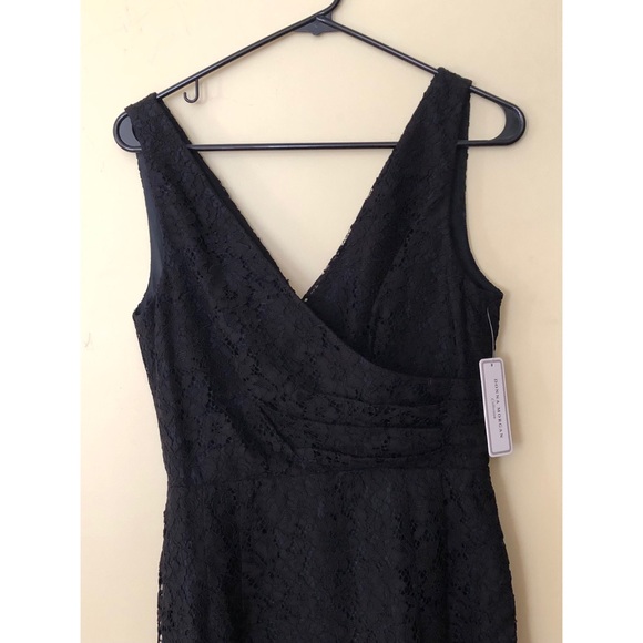 Donna Morgan Black Lace Dress Size 2 Maxi - Picture 2 of 5